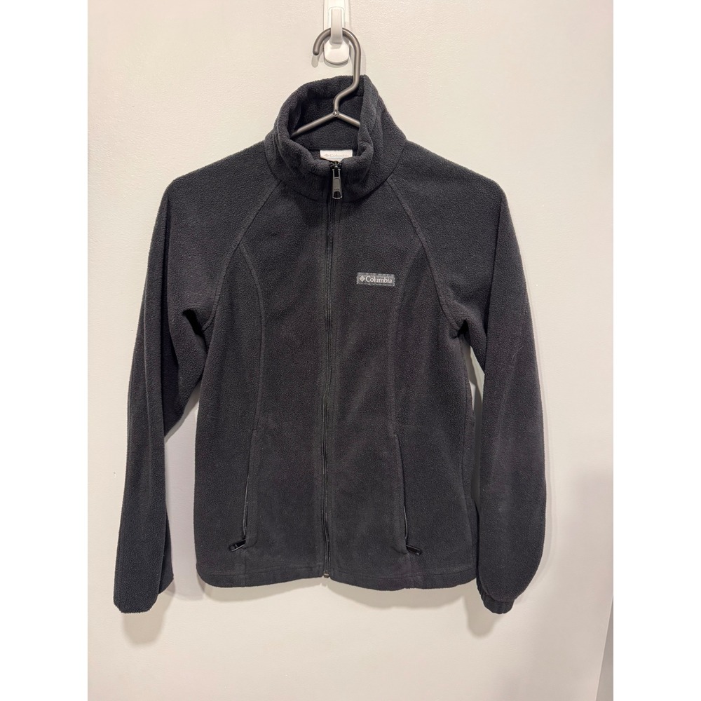 Columbia Men's XS Black Full Zip Fleece Jacket Zip Pockets